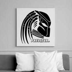 printfashion Predator head - Vászonkép - Fehér (6631859)