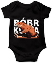 printfashion Bober Kurwa - Baba Body - Fekete (15921634)