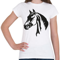 printfashion Ló - Női póló - Fehér (13801290)