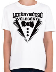 printfashion Legénybúcsú vőlegény - Gyerek póló - Fehér (7611613)