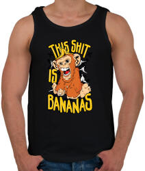 printfashion Banános maki - Férfi atléta - Fekete (803795)