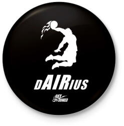 printfashion Zsákolókirály dAIRius - Kitűző, hűtőmágnes - Fekete (3095836)