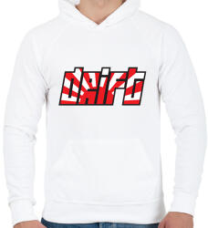 printfashion JDM Drift - Férfi kapucnis pulóver - Fehér (2280290)