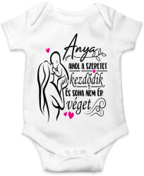 printfashion Anya: ahol a szeretet kezdődik és soha nem ér véget - Baba Body - Fehér (16737441)