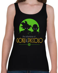 printfashion Goku és Piccolo - Női atléta - Fekete (356808)