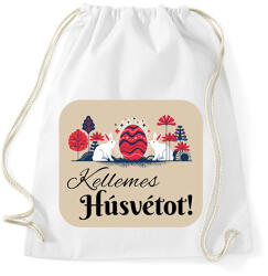 printfashion Kellemes Húsvétot! - Sportzsák, Tornazsák - Fehér (6331348)