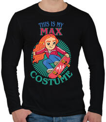 printfashion Max costume - Férfi hosszú ujjú póló - Fekete (14531889)