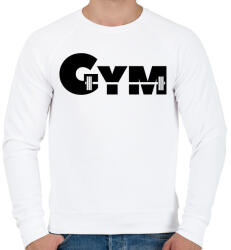 printfashion GYM - Férfi pulóver - Fehér (269663)