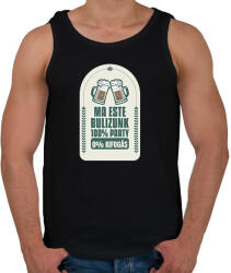printfashion Ma este bulizunk - Férfi atléta - Fekete (10876742)