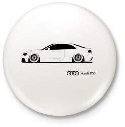 printfashion AUDI RS5 - Kitűző, hűtőmágnes - Fehér (3080744)