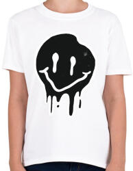 printfashion Smiley - Gyerek póló - Fehér (5188793)