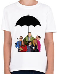 printfashion Umbrella Academy - Gyerek póló - Fehér (2780860)