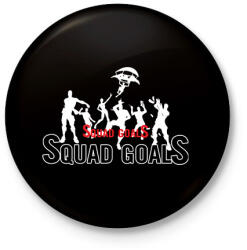 printfashion Squad Goals - Kitűző, hűtőmágnes - Fekete (3095511)