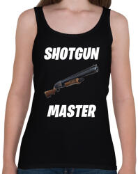 printfashion Shotgun Master - Fortnite (Fehér) - Női atléta - Fekete (1510658)