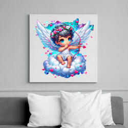 printfashion Cuki Cupido - Vászonkép - Fehér (15549064)