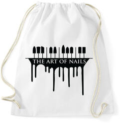 printfashion The art of nails - Sportzsák, Tornazsák - Fehér (444242)