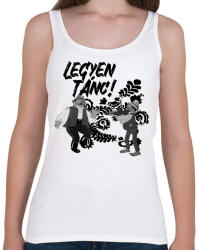 printfashion Legyen tánc! - Női atléta - Fehér (16602308)