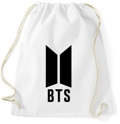 printfashion BTS black - Sportzsák, Tornazsák - Fehér (534059)