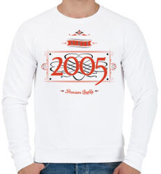 printfashion since-2005-red-black - Férfi pulóver - Fehér (538200)