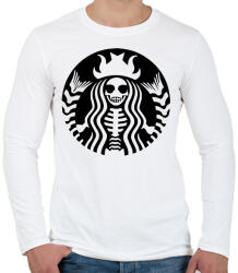 printfashion Stardeath - Férfi hosszú ujjú póló - Fehér (1845479)