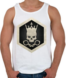 printfashion Gulag King - Férfi atléta - Fehér (3261837)