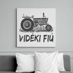 printfashion Vidéki fiú - Vászonkép - Fehér (6625176)