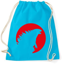 printfashion Godzilla Sziluett - Sportzsák, Tornazsák - Surf blue (2302147)