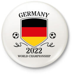 printfashion Germany 2022 - Kitűző, hűtőmágnes - Fehér (10794588)