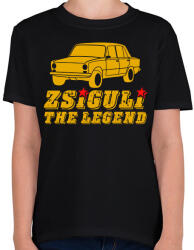 printfashion Zsiguli the legend - Gyerek póló - Fekete (7704718)