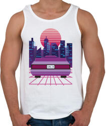 printfashion Future car - Férfi atléta - Fehér (9438921)