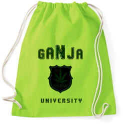 printfashion ganja university - Sportzsák, Tornazsák - Limezöld (1494121)