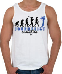 printfashion Journalist evolution - Férfi atléta - Fehér (10427925)