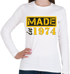 printfashion 1974 - Női hosszú ujjú póló - Fehér (12792703)