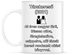 printfashion társkereső 2021 - Bögre - Fehér (4573778)
