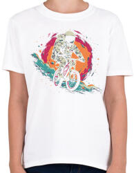 printfashion Bringás űrhajós - Gyerek póló - Fehér (15682747)
