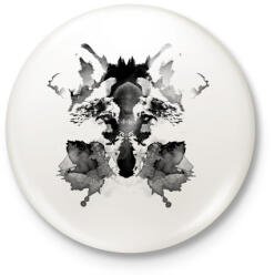 printfashion Rorschach - Kitűző, hűtőmágnes - Fehér (3074795)