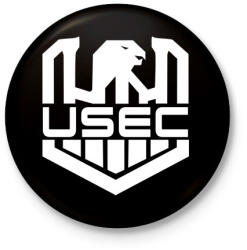 printfashion USEC - Escape from Tarkov - Kitűző, hűtőmágnes - Fekete (5274432)
