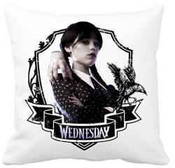 printfashion Wednesday art 5 - Párnahuzat, Díszpárnahuzat - Fehér (11609707)