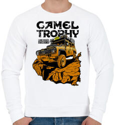 printfashion Camel Trophy - Férfi pulóver - Fehér (15721590)