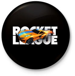 printfashion Rocket League - Kitűző, hűtőmágnes - Fekete (3103771)