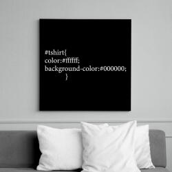 printfashion CSS - thsirt - Vászonkép - Fekete (7243886)