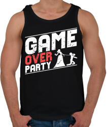 printfashion GAME OVER - Férfi atléta - Fekete (2617498)