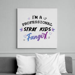 printfashion Fangirl - Stray Kids - Vászonkép - Fehér (7463799)