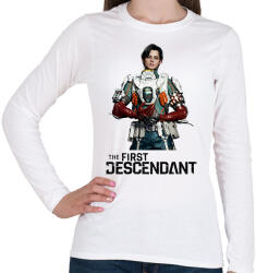 printfashion The First Descendant Yujin - Női hosszú ujjú póló - Fehér (16263427)
