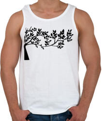 printfashion Fa - Férfi atléta - Fehér (12023445)