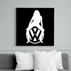 printfashion WOLKSWAGEN HOT FEHÉR - Vászonkép - Fekete (6645635)