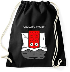 printfashion Lábakat láttam! - Sportzsák, Tornazsák - Fekete (1087219)