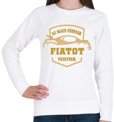 printfashion Fiatos sofőr - Női pulóver - Fehér (4797364)