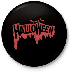 printfashion Halloween Véres - Kitűző, hűtőmágnes - Fekete (3099054)