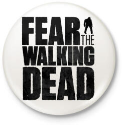 printfashion fear the walking dead - Kitűző, hűtőmágnes - Fehér (3080387)